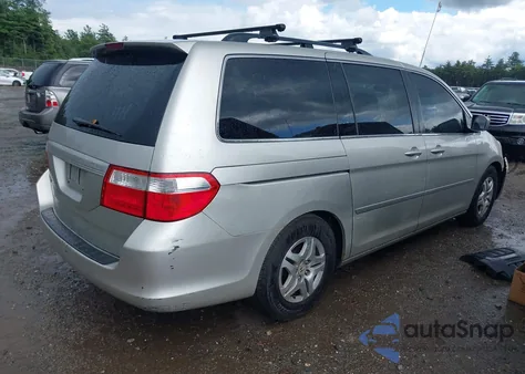 2007 Honda Odyssey Ex from USA, damaged, VIN 5FNRL38477B455205